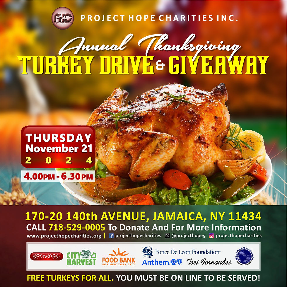 Thanksgiving Turkey Giveaway 2024