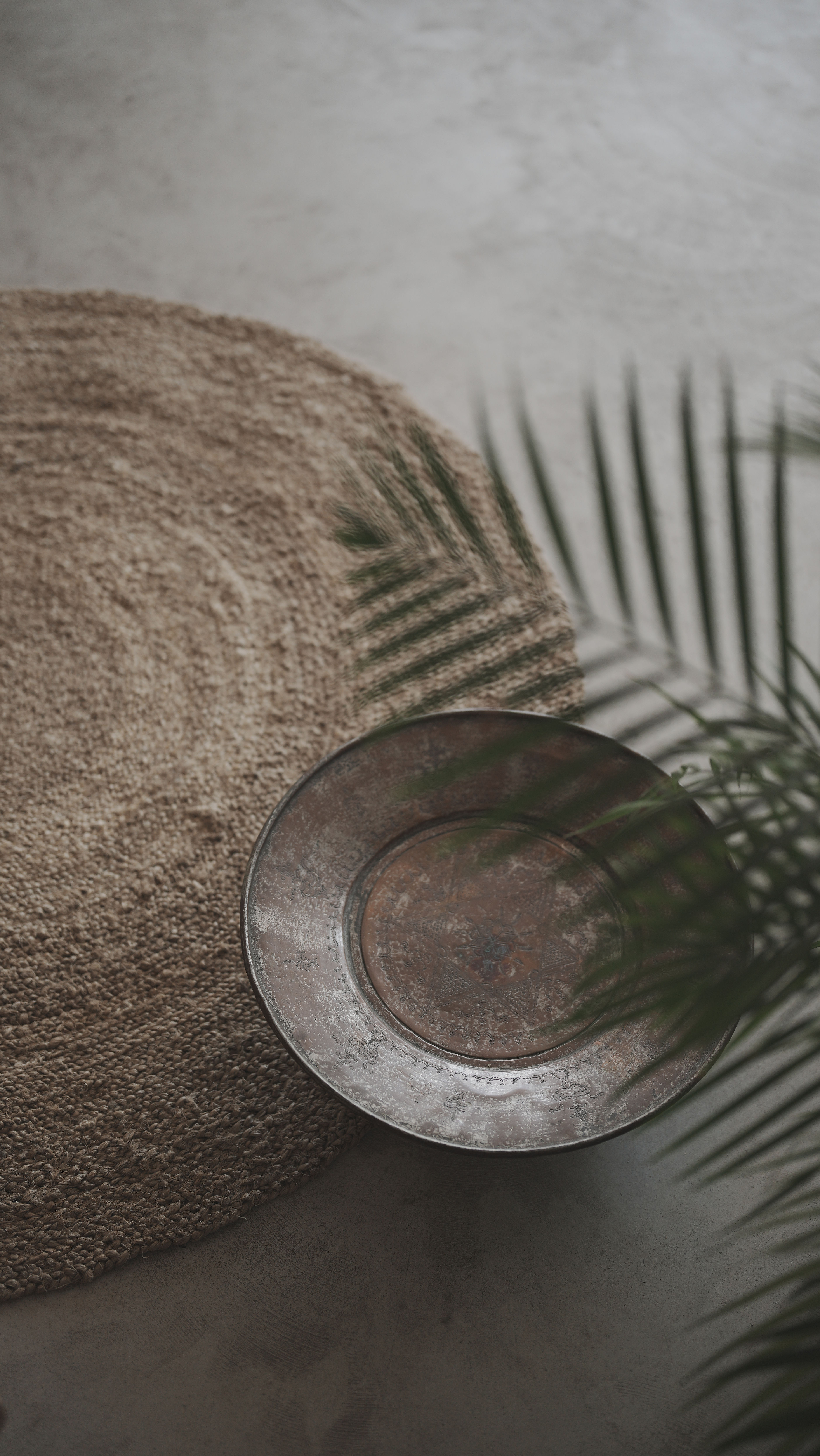 Yuvarlak Kenevir Kilim