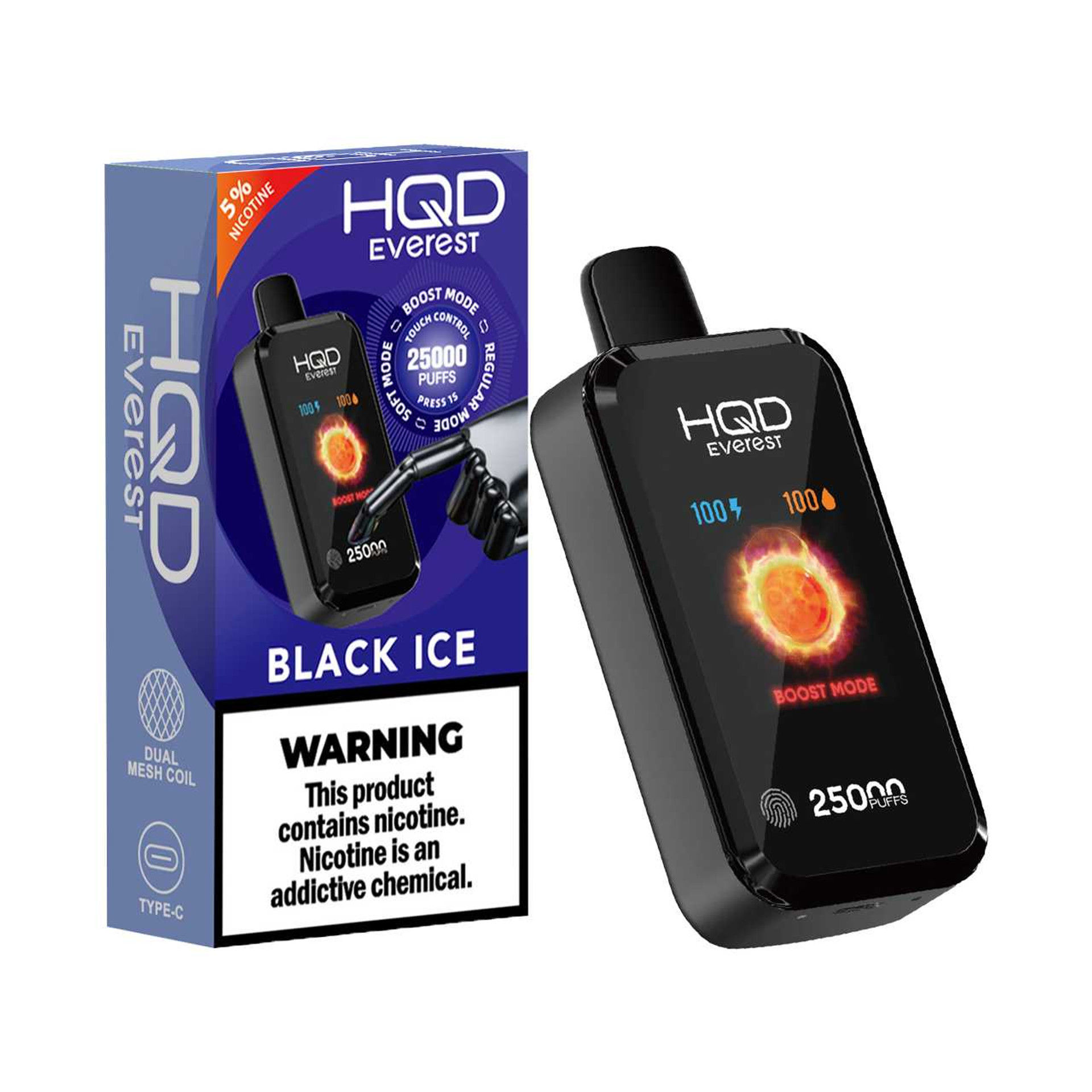 hqd everest black ice