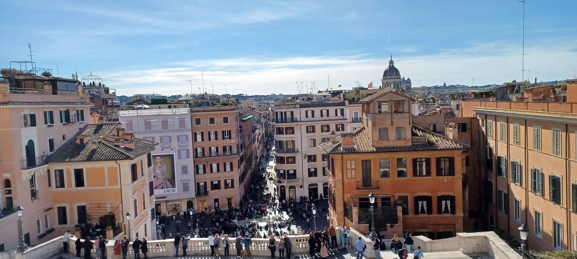 Blick in die Via di Condotti