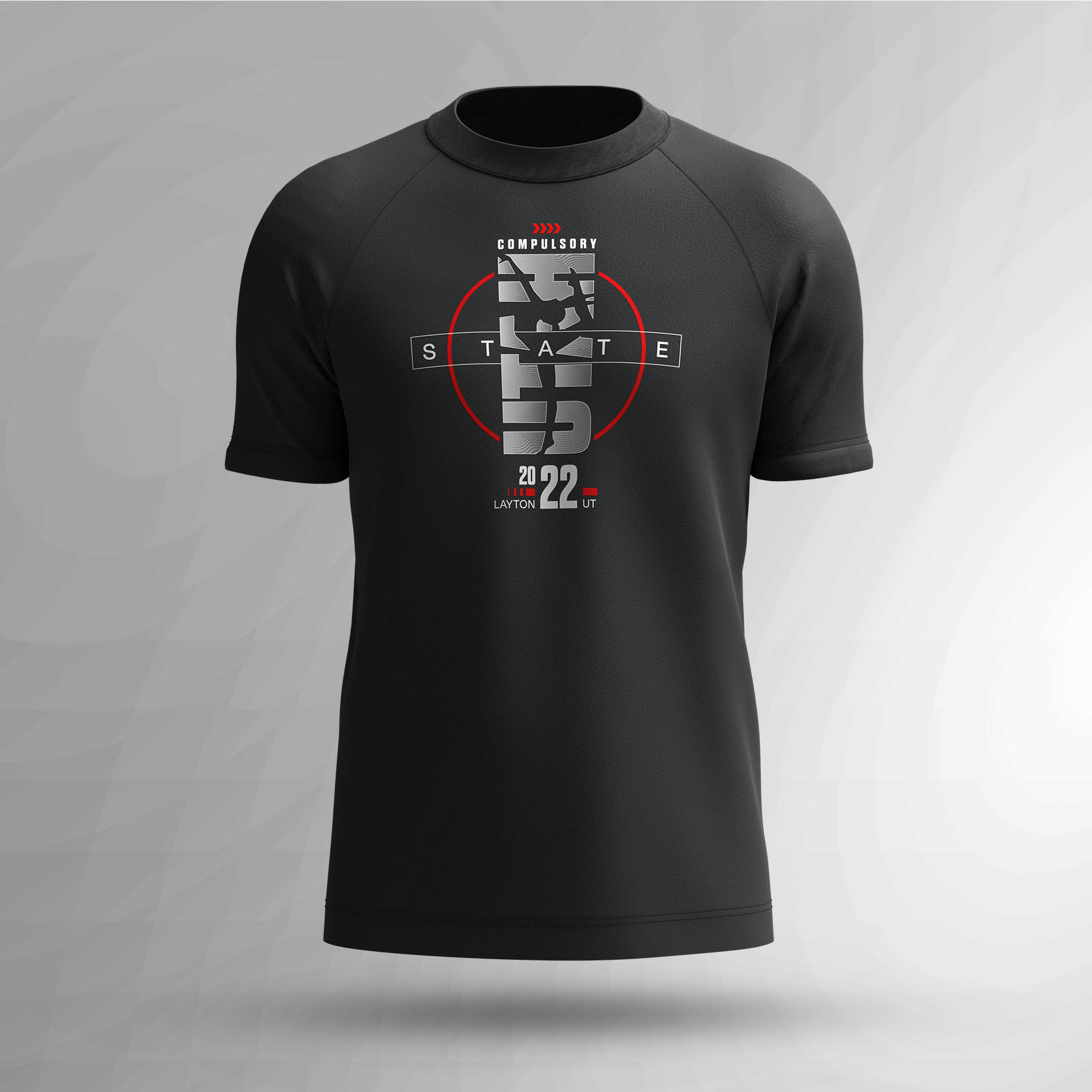 Mens Raglan State T Shirt