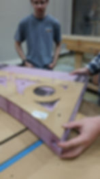 Arch cutting: Starting the cut