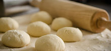 Dough And Rolling Pin