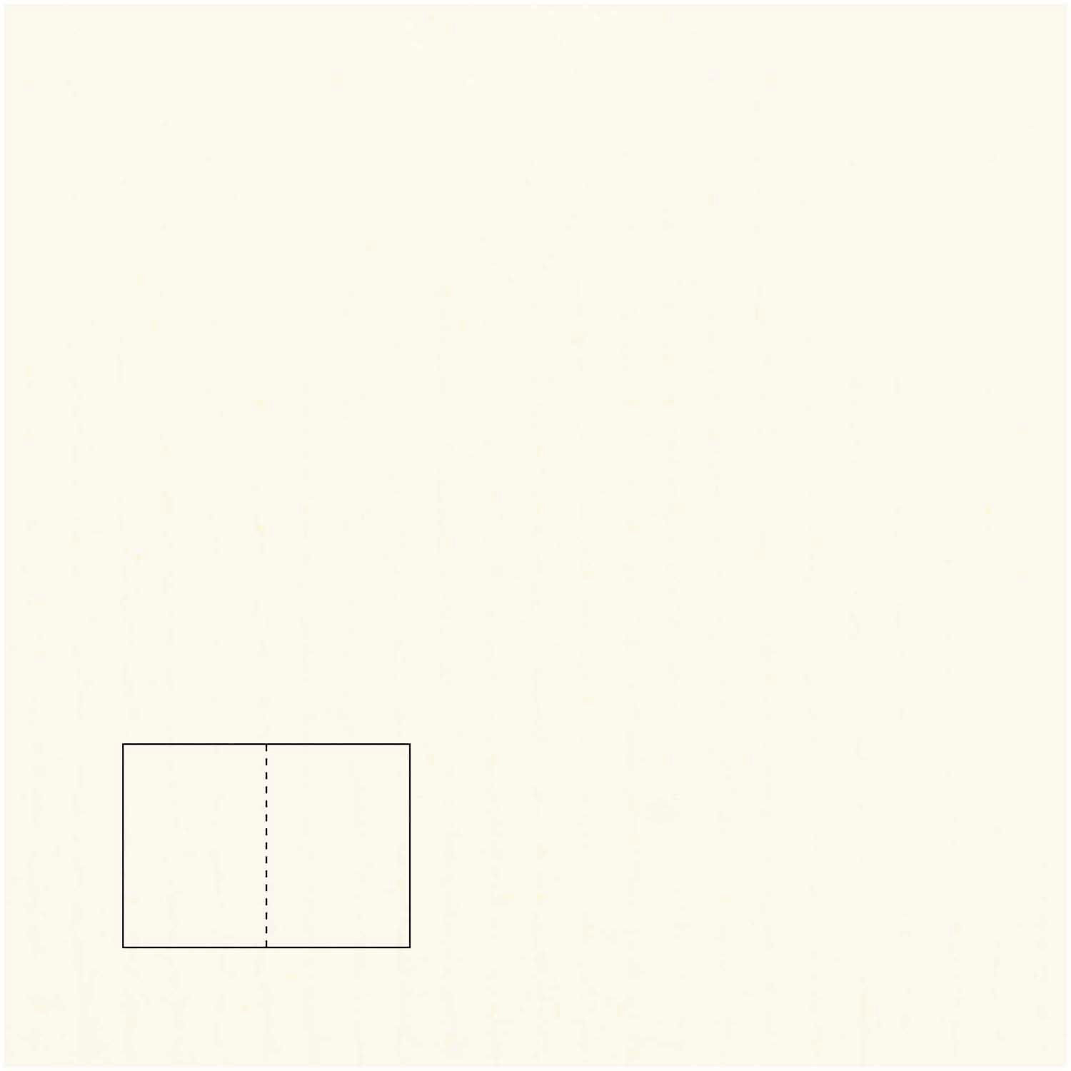 5 Doppelkarten ivory, Format B6