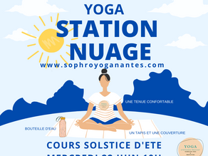 YOGA POUR LE SOLSTICE D'ETE