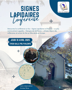  Conférence "Les signes lapidaires" par Yves Garaud