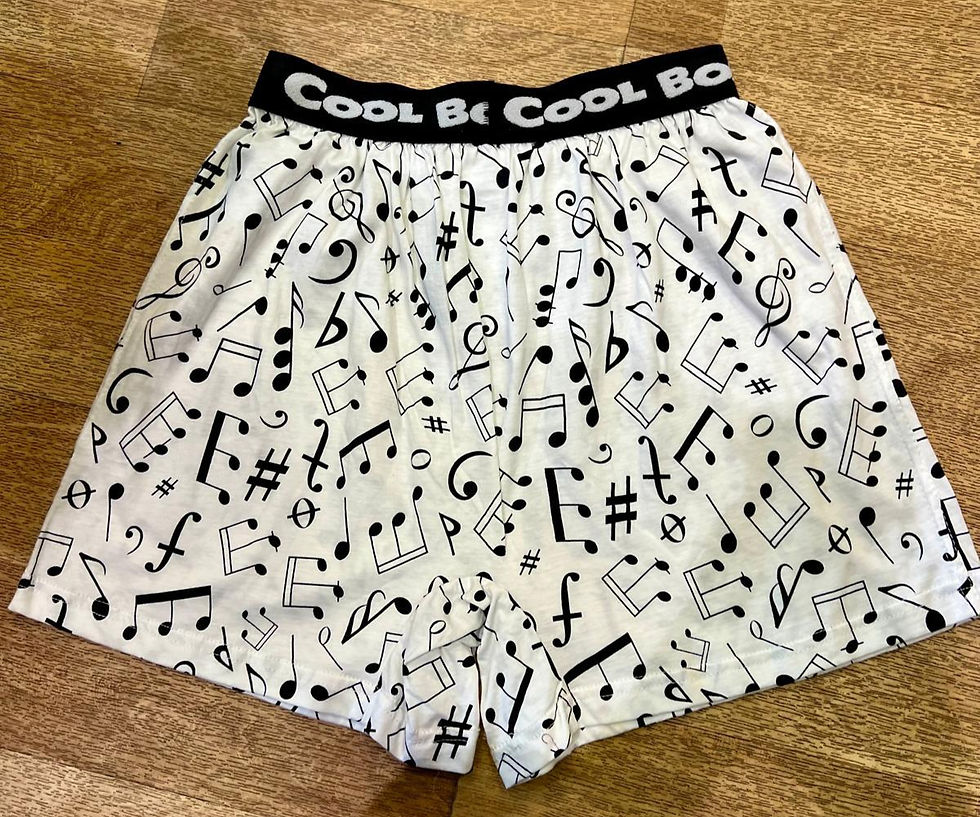 בוקסר תווים - לבן