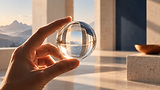 Crystal Sphere Framing Misty Mountains.png