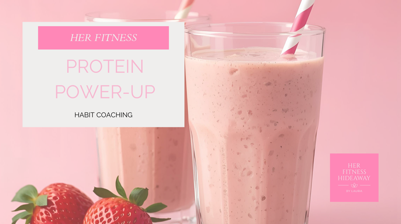 Feminine flat-lay image symbolising protein habits for women with high-protein foods 