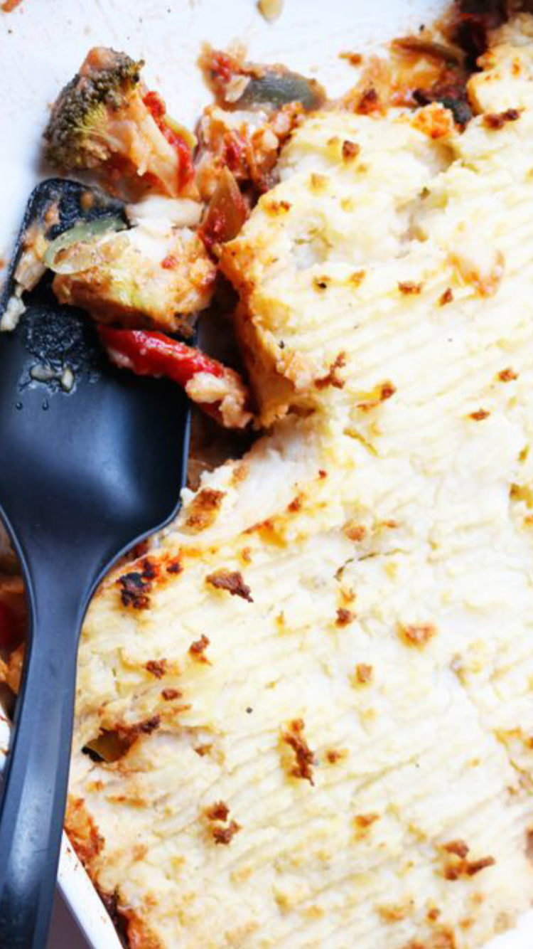 Thumbnail: casserole with cod and herb puree recipe