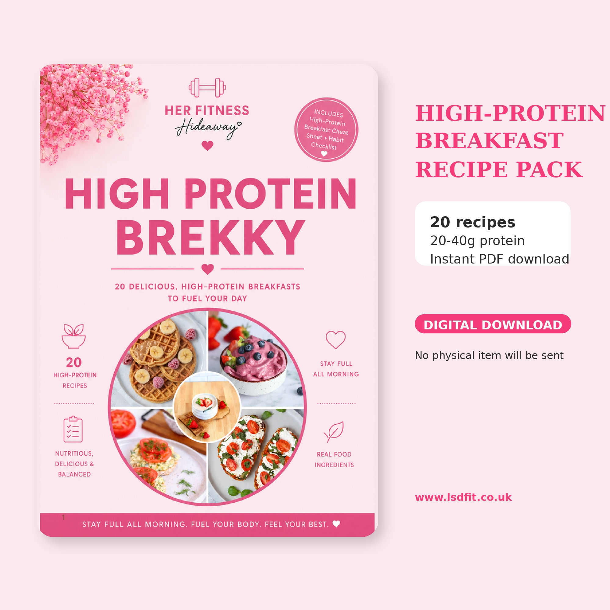 High Protein Breakfast Recipe Book | 20 Healthy, Protein-Packed Breakfast Recipe