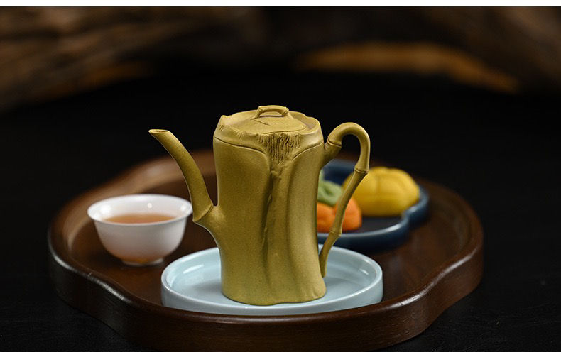 Thumbnail: Bamboo Segment Inspired Teapot 