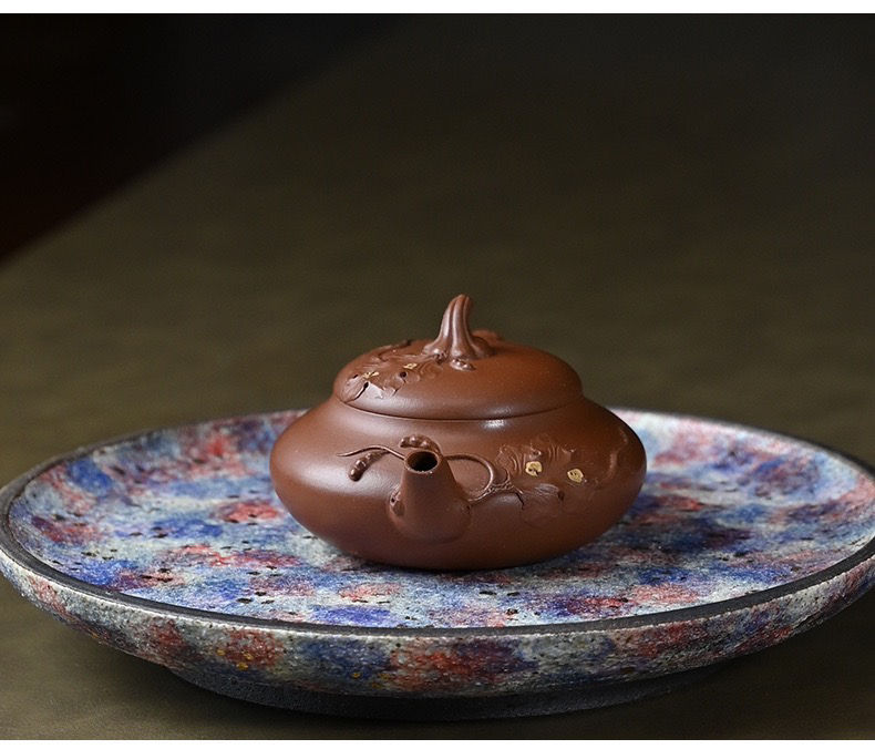 縮圖：Flat Melon Teapot