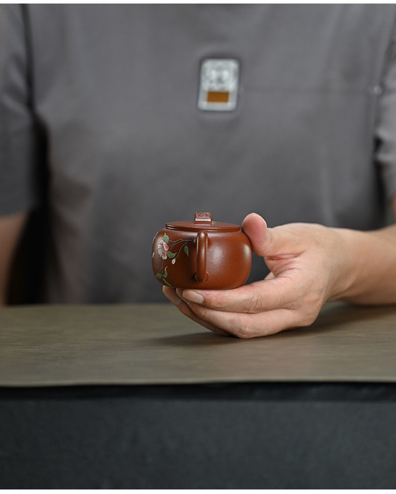 Thumbnail: Round Jade Tile Teapot 