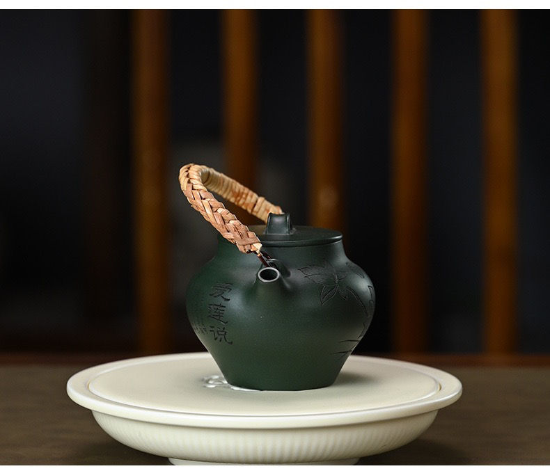 Thumbnail: Wen Yun Overhead Handle Teapot