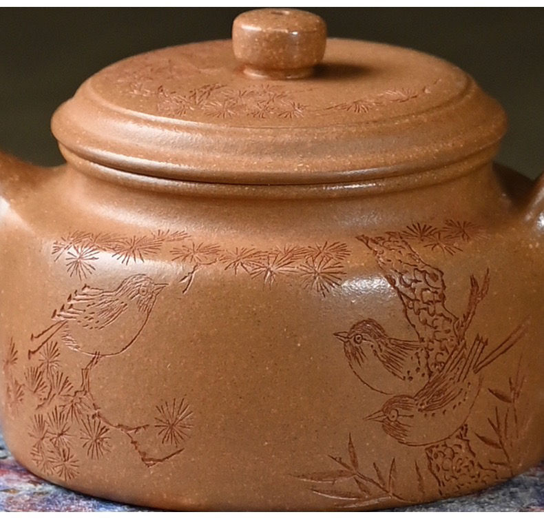 縮圖：Birds & Flowers Dezhong Teapot