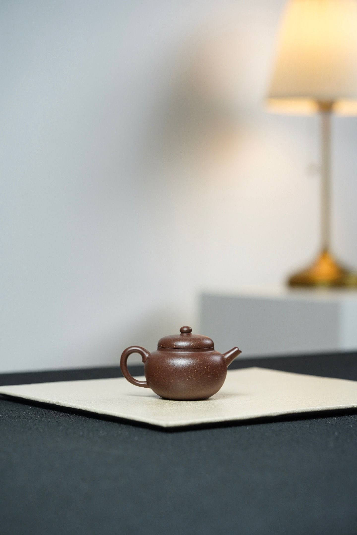 Mini Persimmon Round Teapot