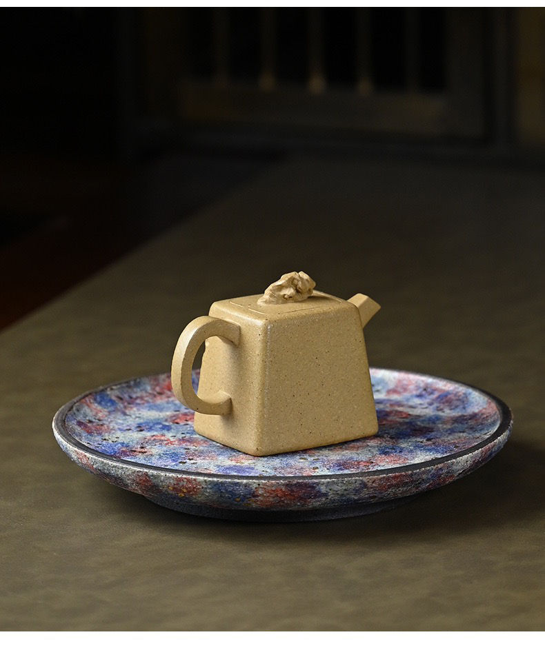 縮圖：Stone Inscription Square Teapot