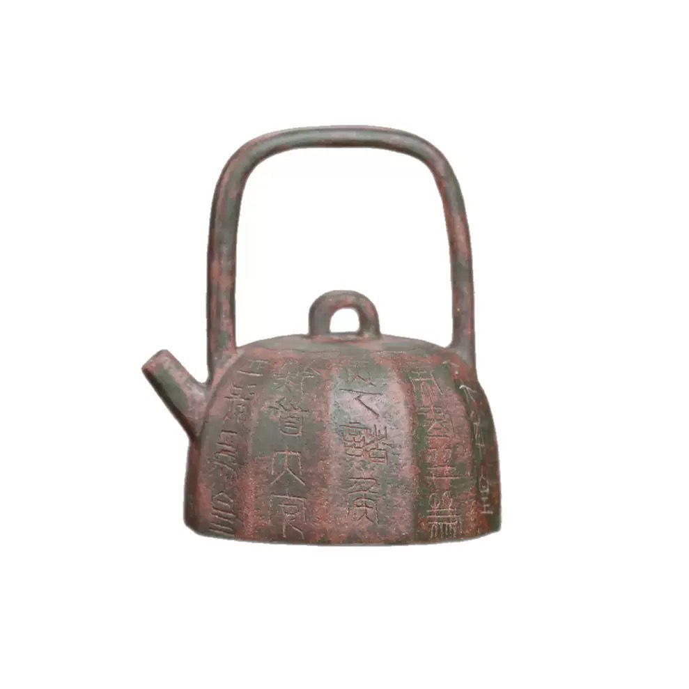 Bronze-Handle Bionic Teapot
