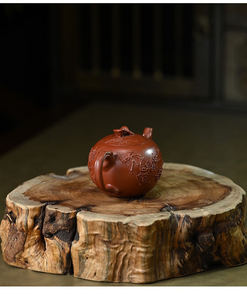 縮圖：Plum Blossom Pearl Teapot