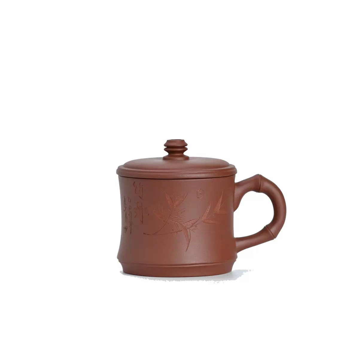 Waist-Bamboo Hand-Carved Gaiwan Cup