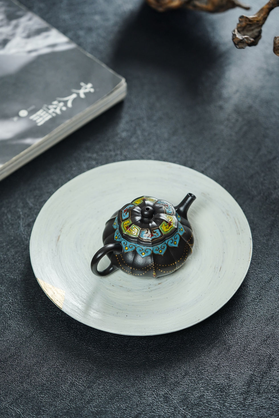 縮圖：Flattened Diamond Ruyi Teapot