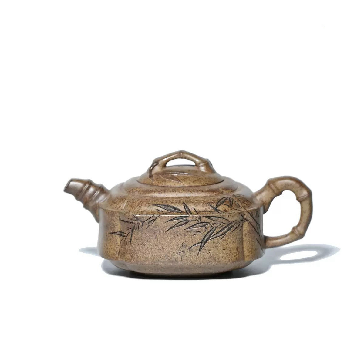 Bamboo Rhythm Square Teapot