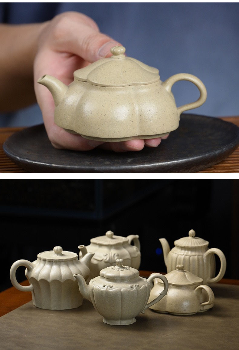 縮圖：White Jade Ribbed Teapot