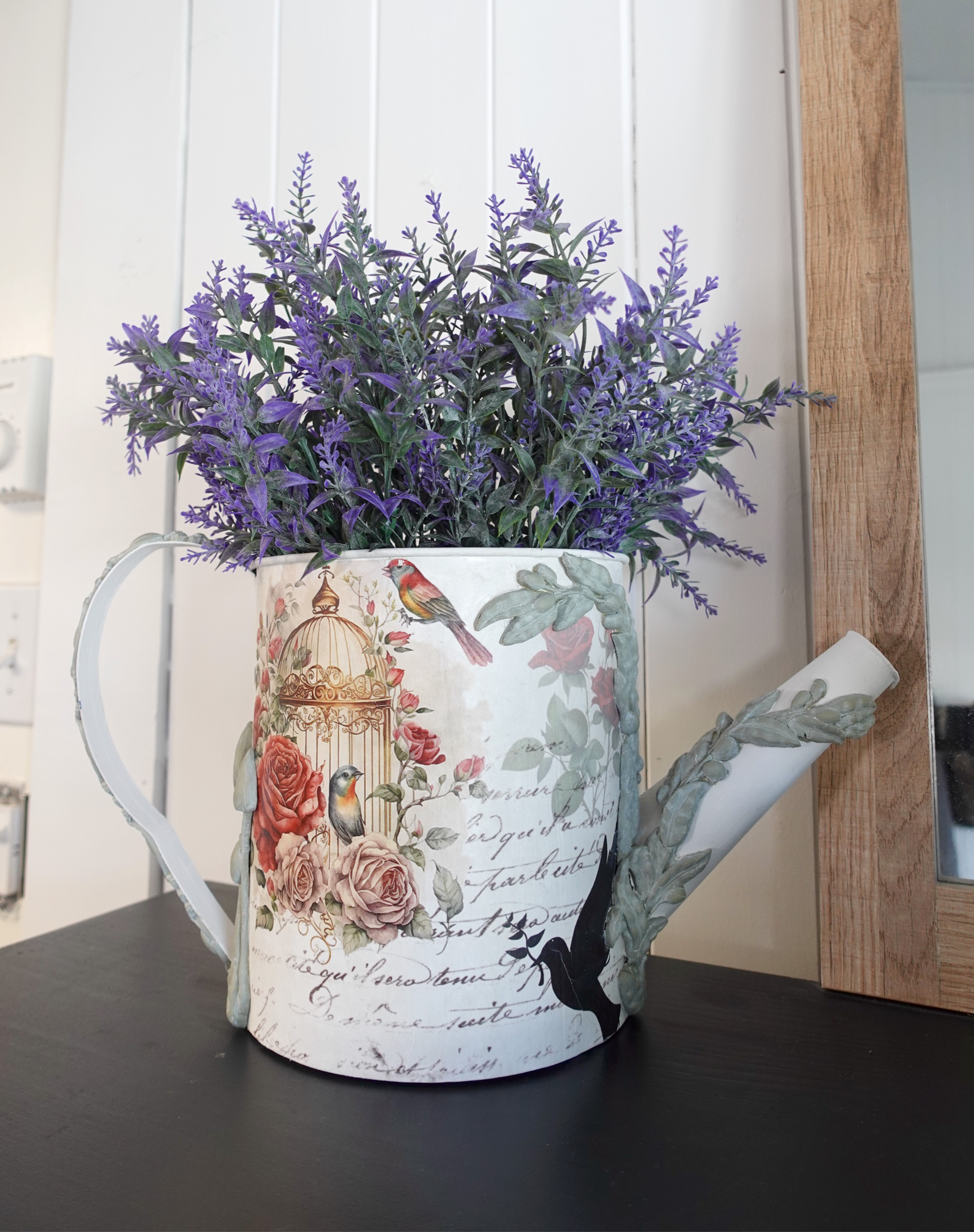 Decoupage Watering Can