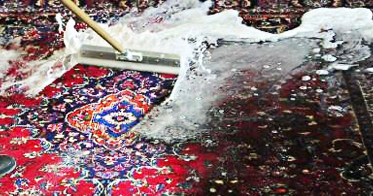 nettoyer un tapis très sale