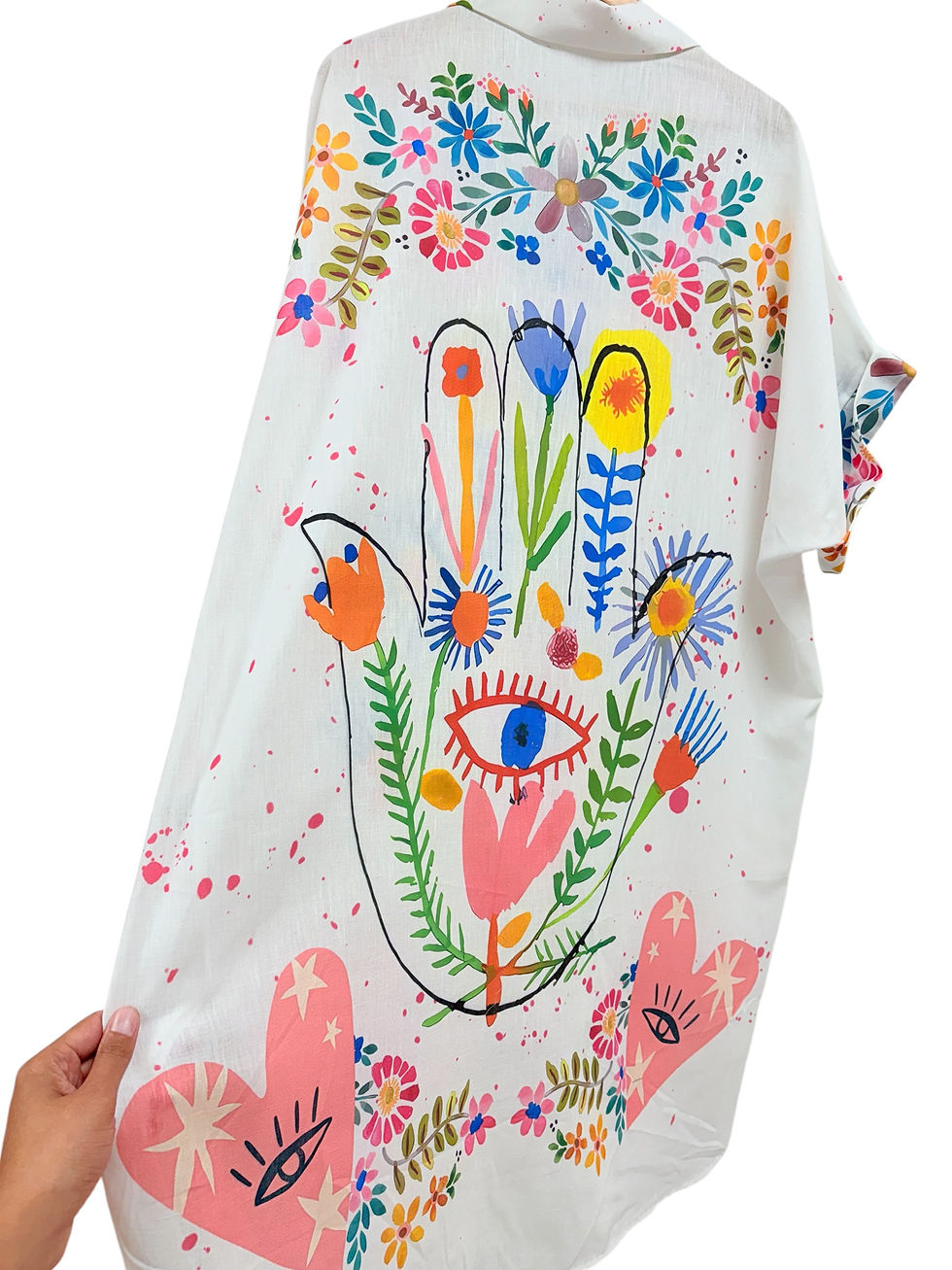 Thumbnail: Hamsa 🪬 hand long shirt