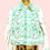 Thumbnail: Embellished cream denim jacket 