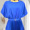Thumbnail: Cobalt blue t shirt maxi dress with pockets 