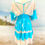 Thumbnail: Turquoise shot shell dress 