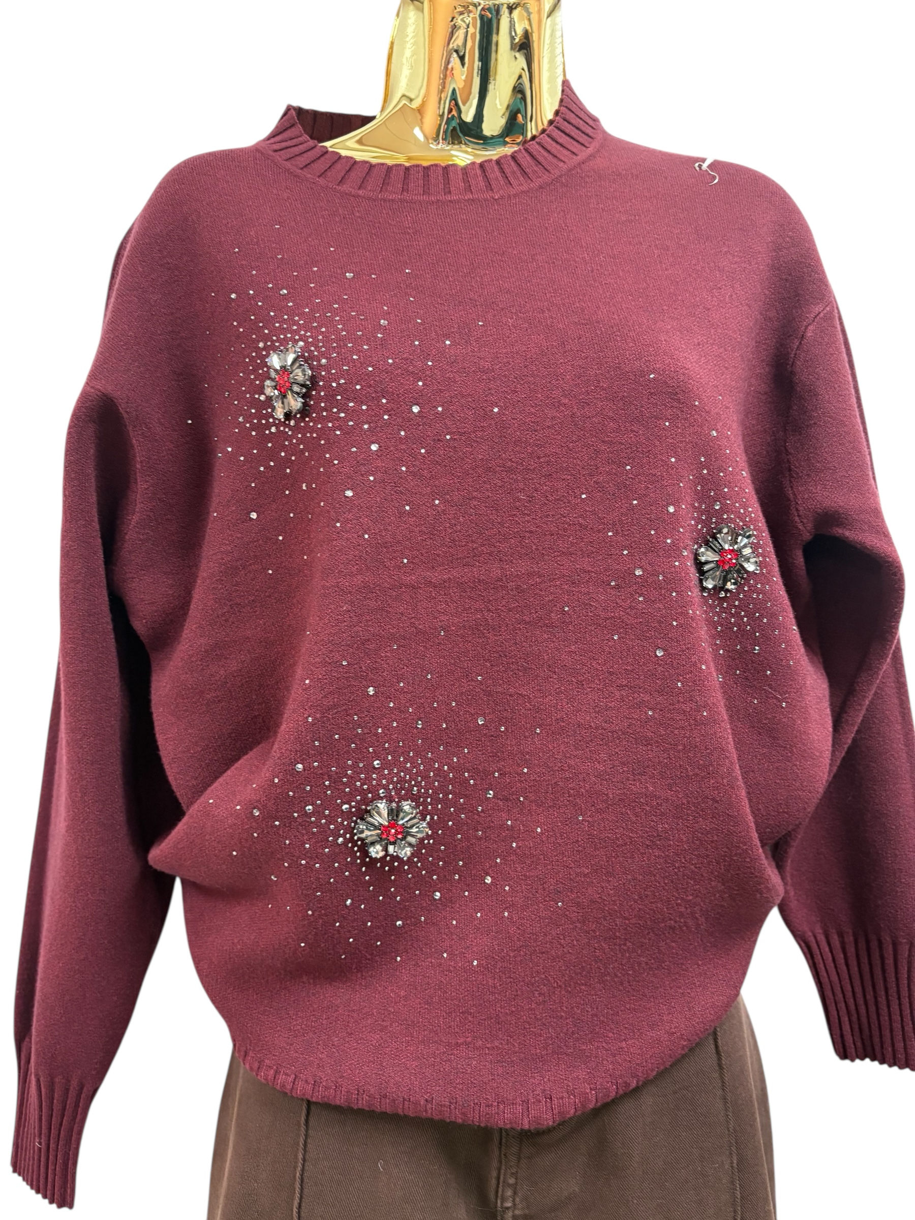 Diamanté detail jumper 