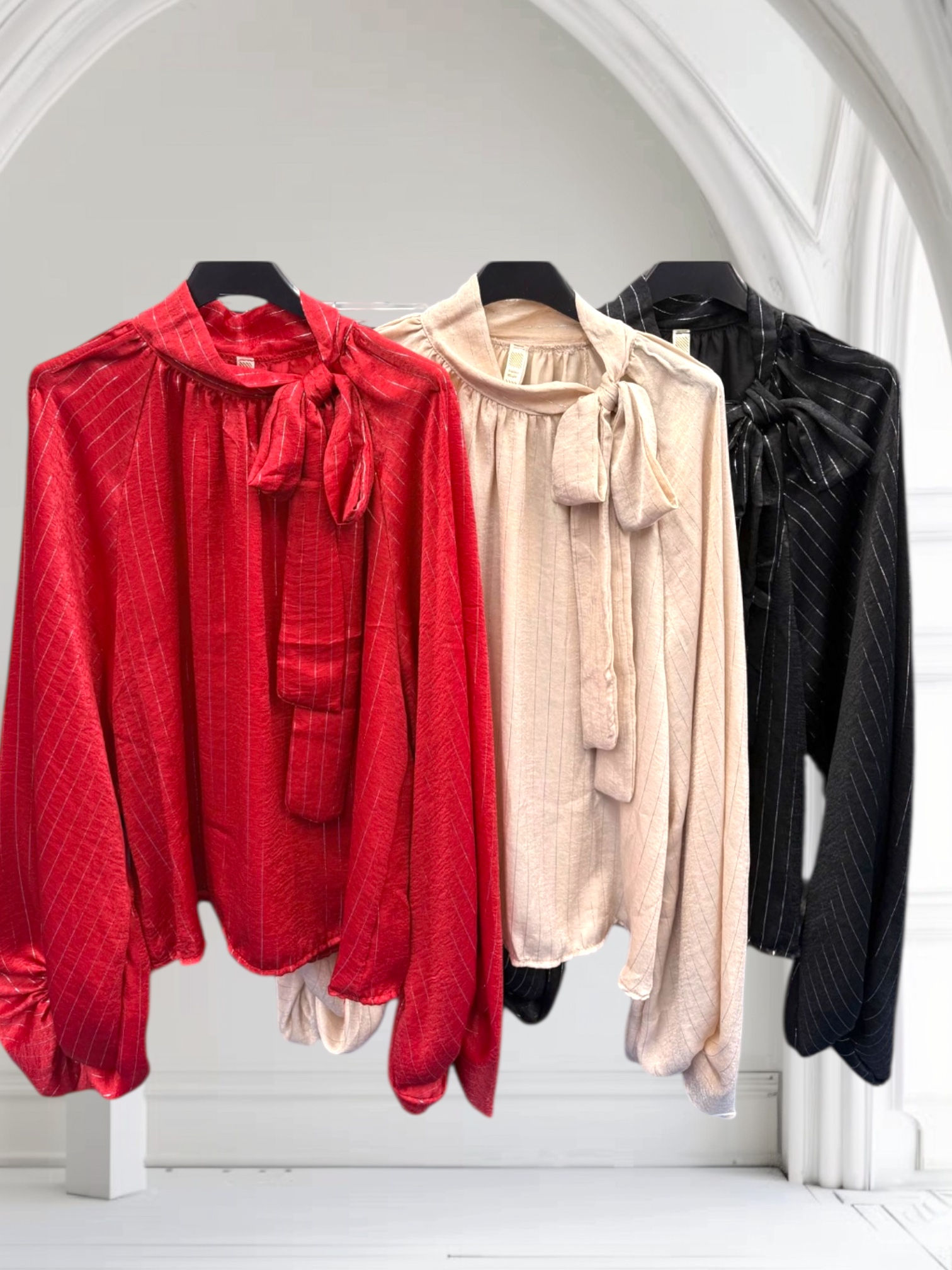 Chloe bow tie blouse