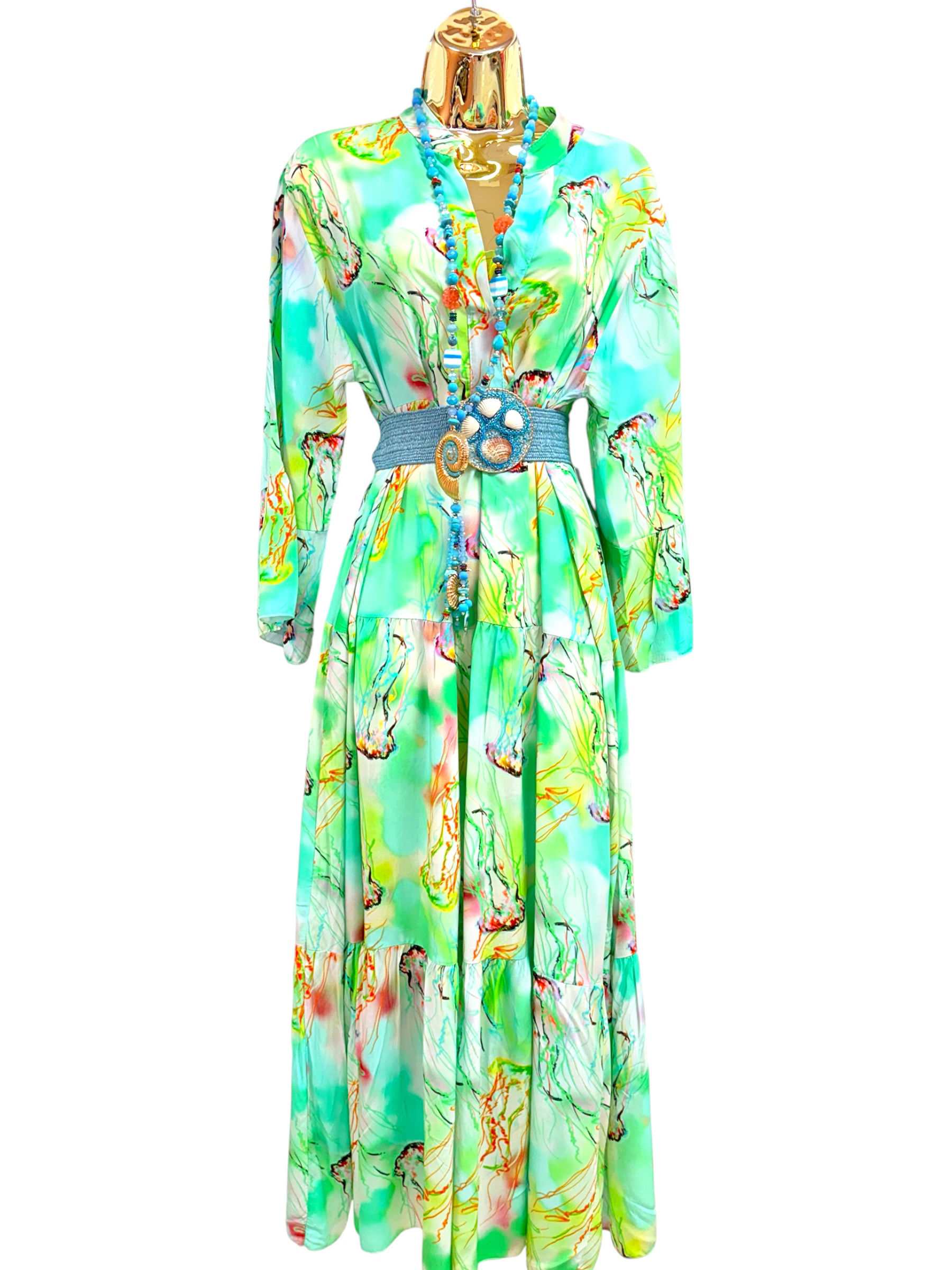 Jelly fish art dress
