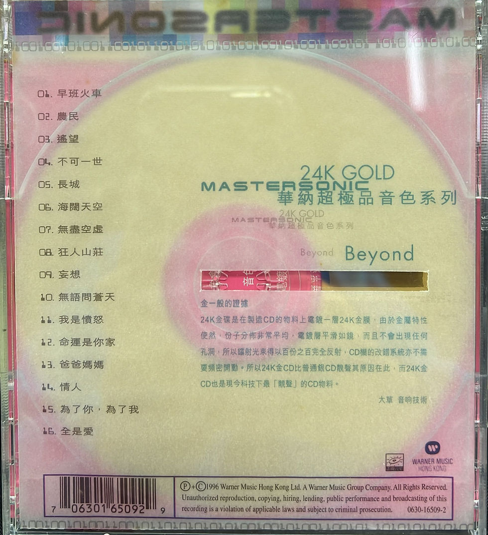 BEYOND 超越 日本盤 CD CD丨Beyond 超越(日本版), 興趣及遊戲, 音樂、樂器& 配件, 音樂