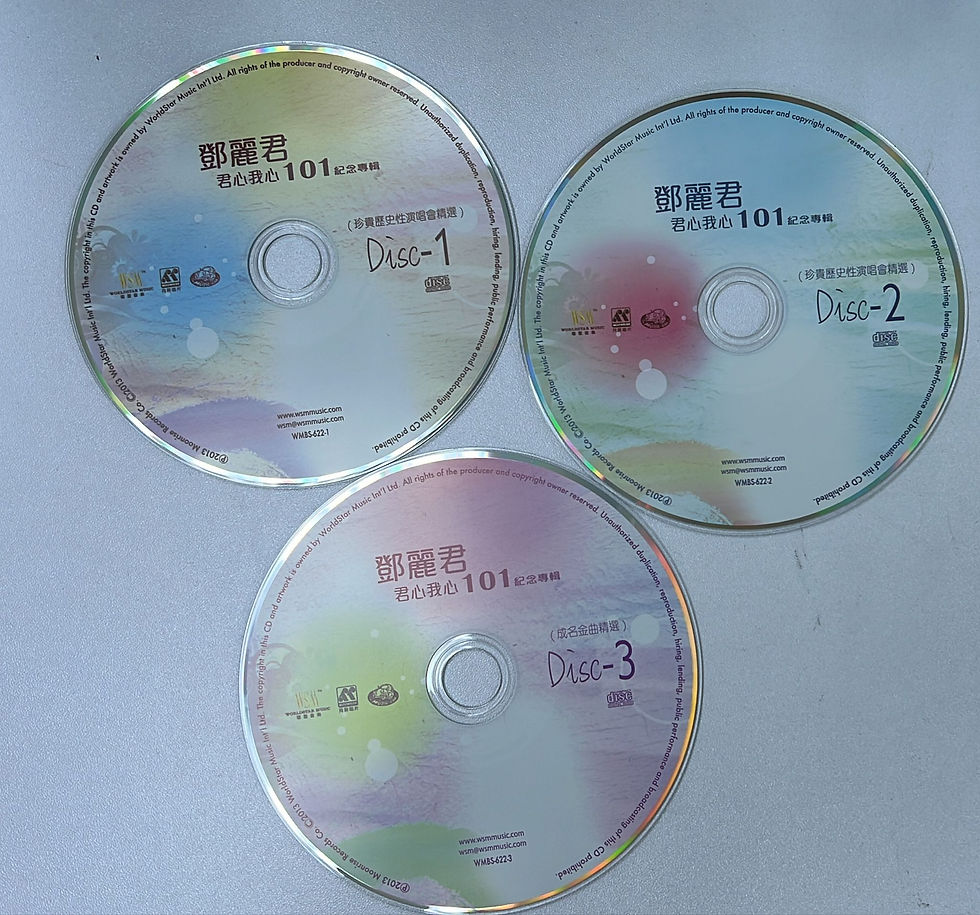 縮圖：鄧麗君 - 鄧麗君紀念專輯 君心我心101 (6CD)