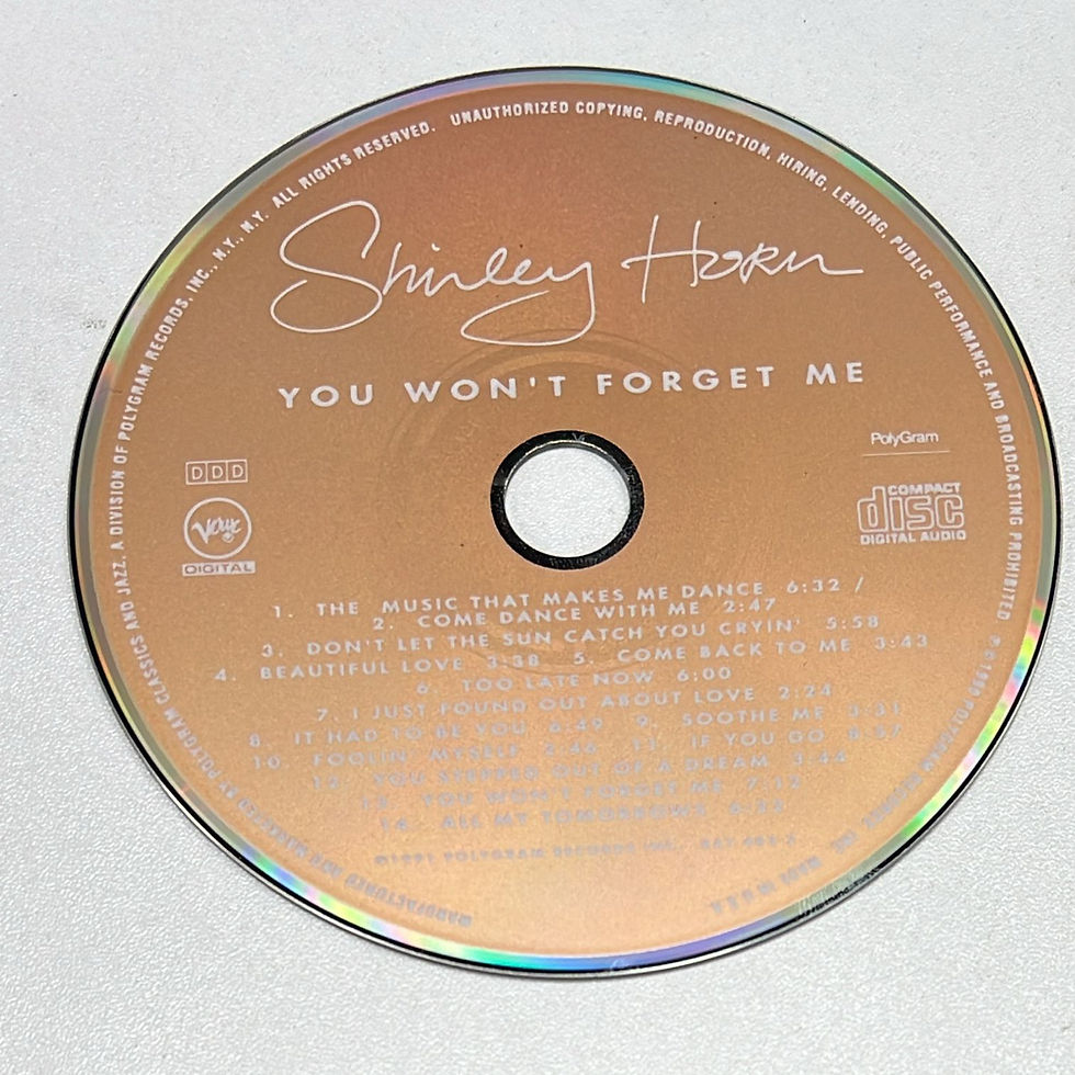 Thumbnail: Shirley Horn - You Won't Forget Me (Made In USA / 銀圈)