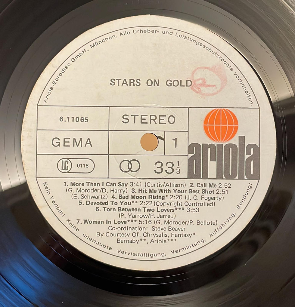 縮圖：Various- Stars on Gold