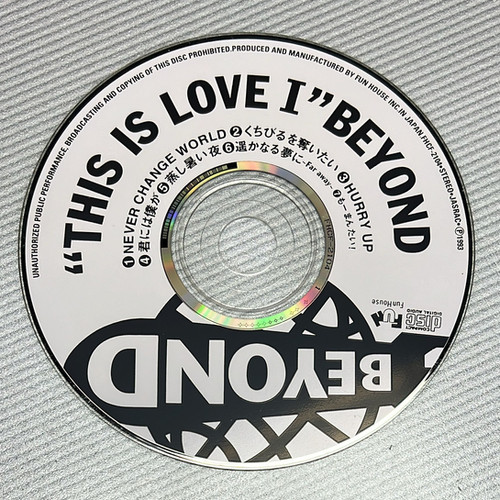 ビヨンド BEYOND / THIS IS LOVE Vol.1』日本盤　黄家駒 ビヨンド BEYOND / THIS IS LOVE Vol.1』日本盤 黄家駒 BEYOND