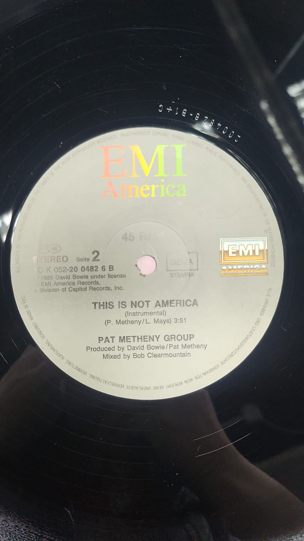縮圖：David Bowie / Pat Metheny Group – This Is Not America
