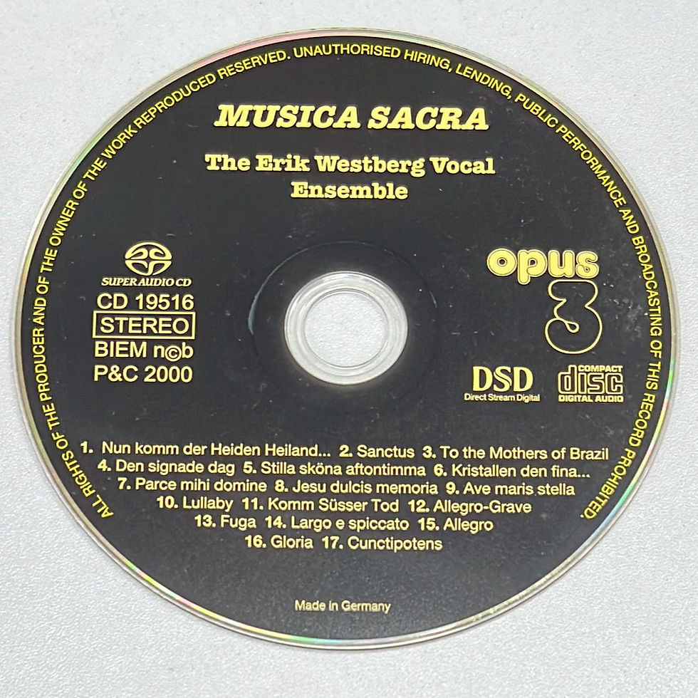 Thumbnail: Musica Sacra - The Erik Westberg Vocal Ensemble (SACD/ Made In Germany)