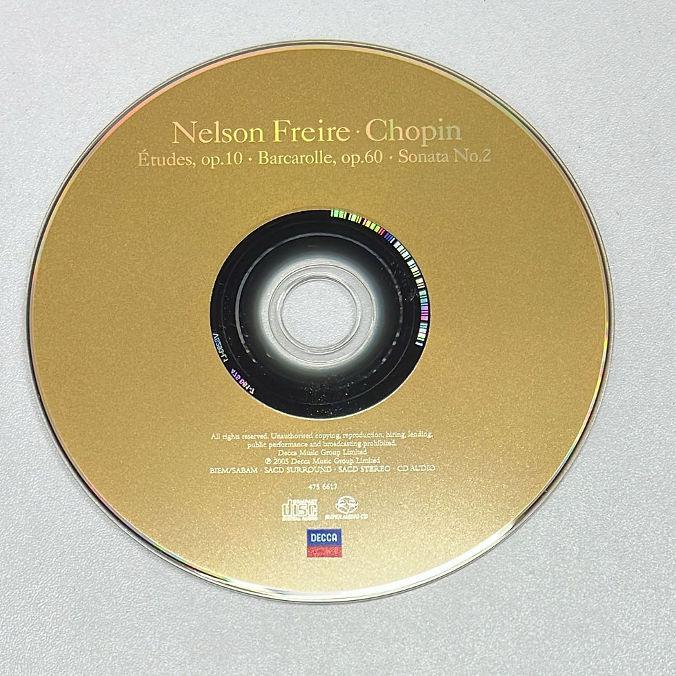 Thumbnail: Nelson Freire • Chopin Études, Op.10 • Barcarolle, Op.60 • Sonata No.2 (SACD)