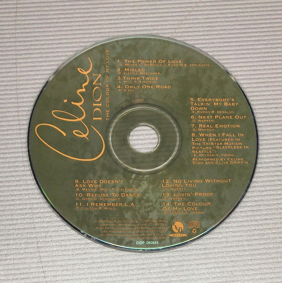 縮圖：Celine Dion - The Colour Of My Love