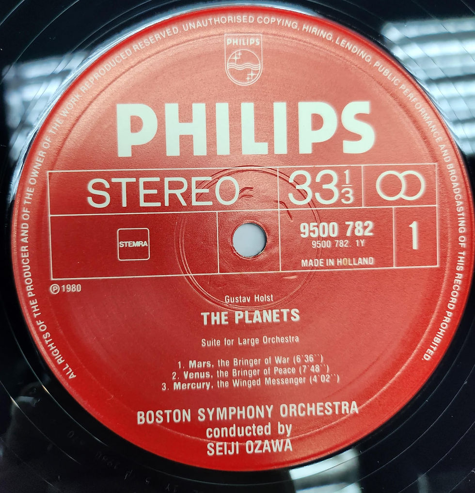 縮圖：Holst - Boston Symphony Orchestra, Seiji Ozawa – The Planets