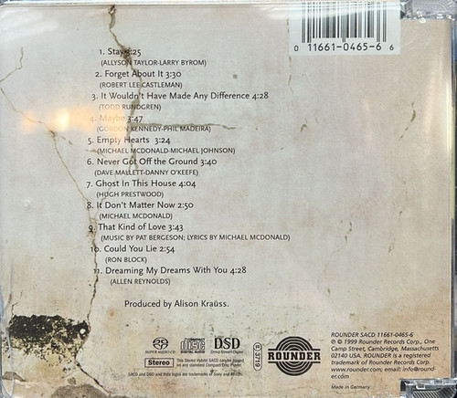 Alison Krauss - Forget About It (SACD) | cdhkonline.com