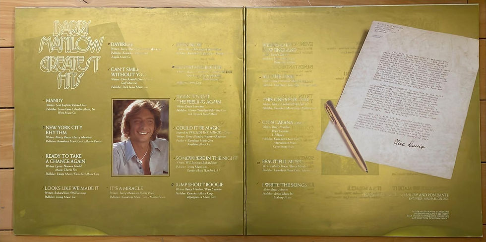 Thumbnail: Barry Manilow ‎– Greatest Hits (2LP)