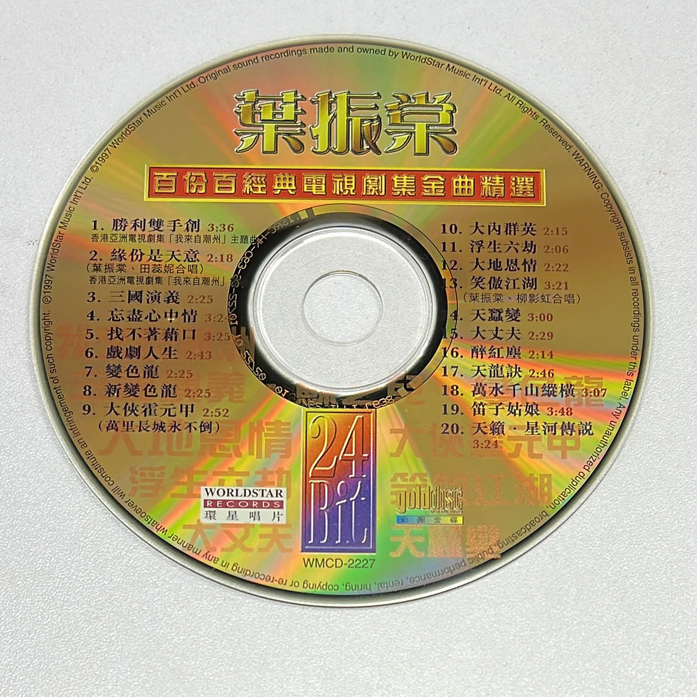 Thumbnail: 葉振棠 - 百分百經典電視劇集金曲精選 (金碟)